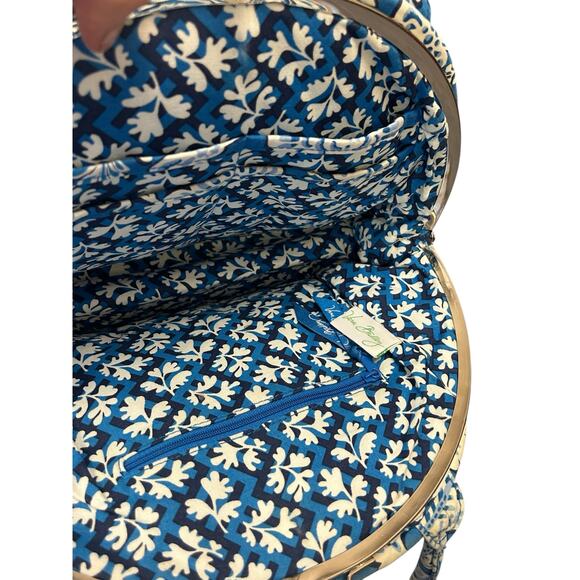 Vera Bradley Alice Shoulder‎ Bag Blue Lagoon Retired Pattern Quilted Purse - Picture 5 of 5
